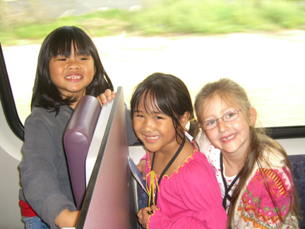 caitlin Sydney Kassidy on train