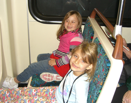 Gilllian Emily on train
